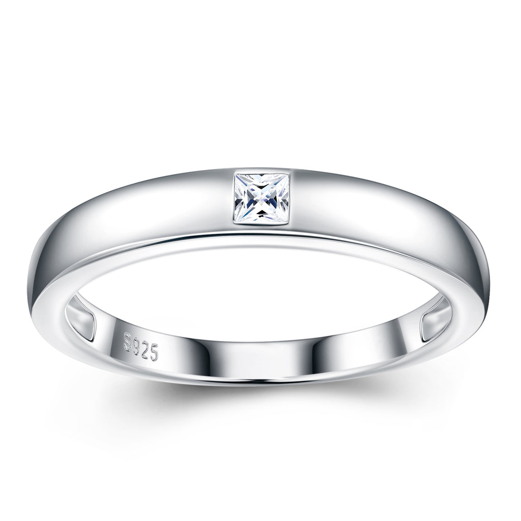 Engraved With Top-quality Moissanite, This Luxurious And Fashionable Minimalist Jewelry Set Features Exquisite Silver Accessories For Ladies. Made Of S925 Silver With Electroplated Platinum.