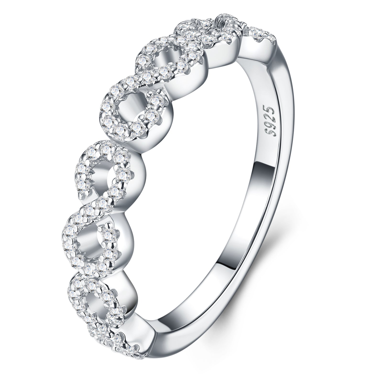 Engraved With Top-quality Moissanite, This Luxurious And Fashionable Minimalist Jewelry Set Features Exquisite Silver Accessories For Ladies. Made Of S925 Silver With Electroplated Platinum.