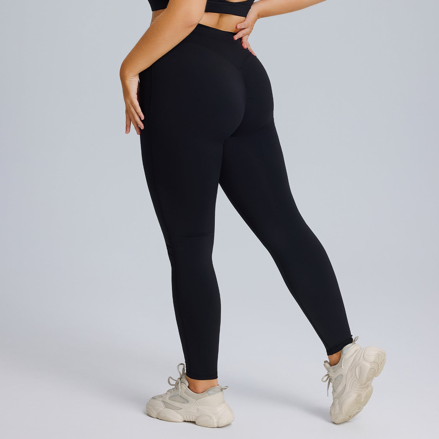 Womens High-Waisted Butt-Lifting Tight Sports Pants