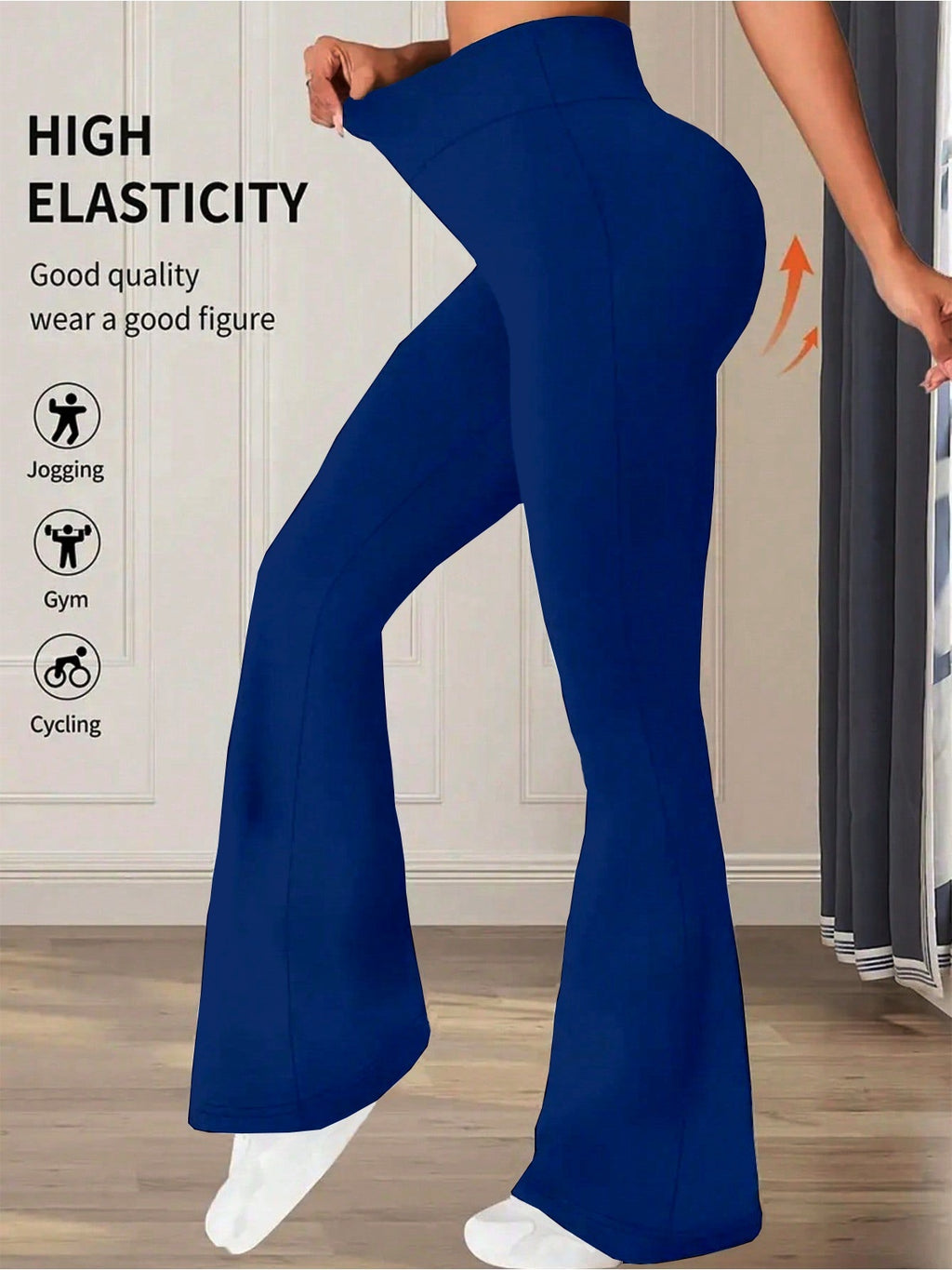 Women's High-Waisted Loose Floor-Length Casual Pants