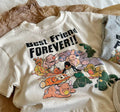 Summer Sweat-Absorbing Short-Sleeve Cartoon Half-Sleeve Top T-Shirt For Little Kids